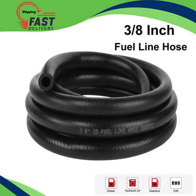 #ad 3 8 Inch 10mm ID Fuel Line Hose NBR Rubber High Pressure Gas Water Diesel Line $22.80