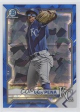2021 Bowman Chrome Draft Sapphire Edition Erick Pena #BDC-178 0h28