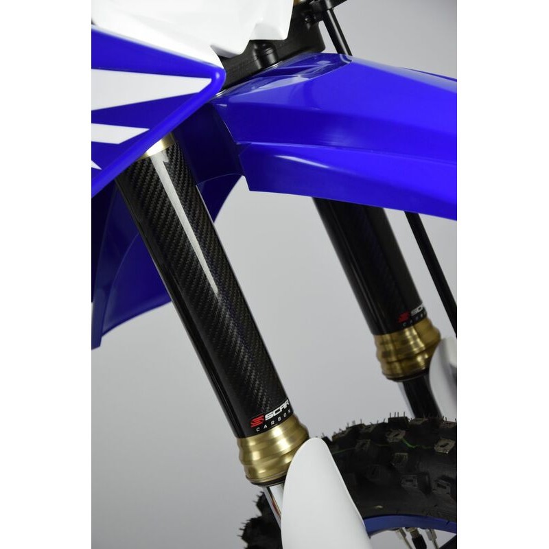 Protections de fourche SCAR carbone 240X52mm tube de suspension moto enduro