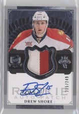 2013-14 Upper Deck The Cup Rookie 215/249 Drew Shore #136 Patch Auto x4f