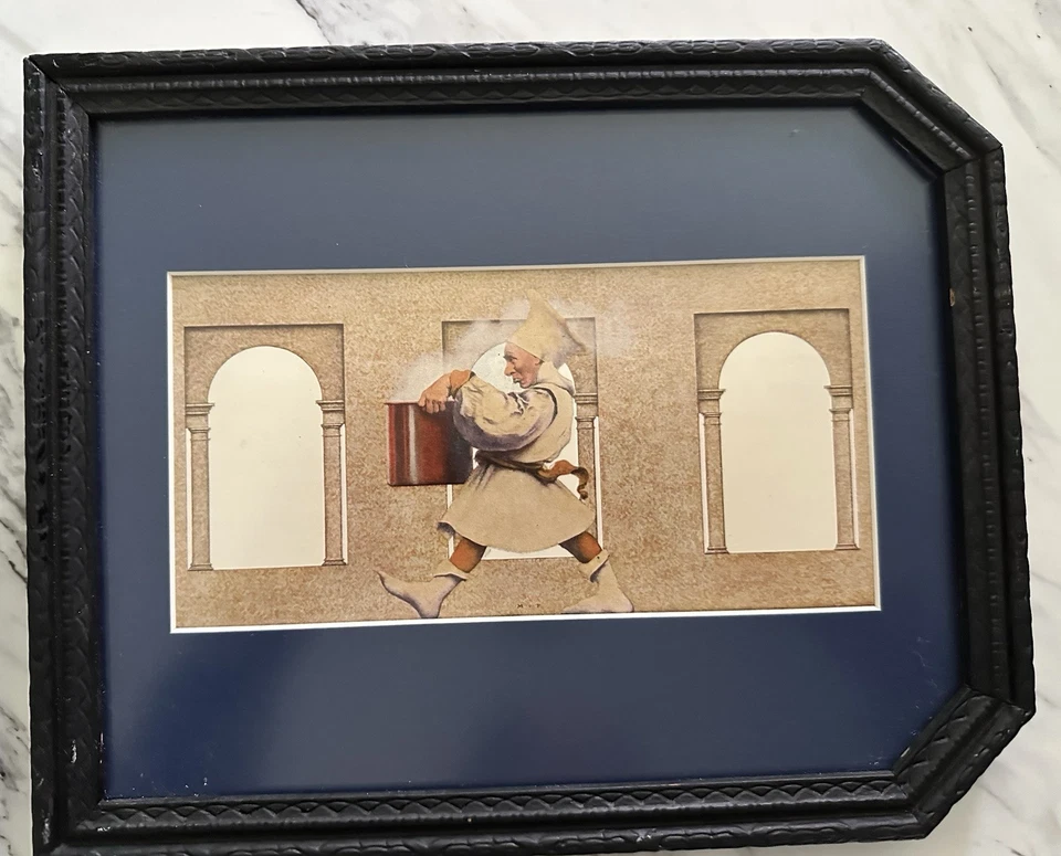 Maxfield Parrish Knave Of Hearts Collection Framed And Matted Original Prints - Image 3 of 4