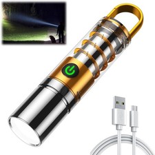 High Power Flashlights, 100000 High Lumen Rechargeable LED Flashlights, 6 Modes,