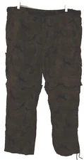 Guide Gear Nylon Camo Cargo Pants Convertible To Shorts W 46 L 30