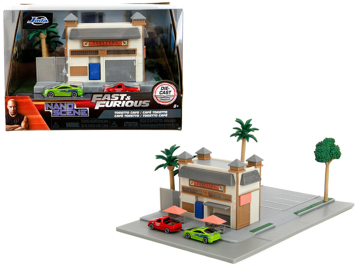 Jada Toretto Cafe W/Mitsubishi Eclipse & Ford F-150 