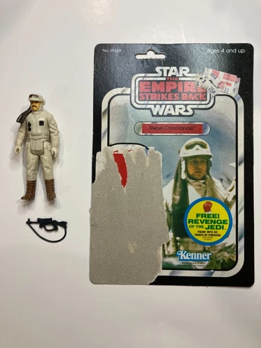 Vintage Star Wars ESB 1980 Rebel Commander Complete Card Back 48