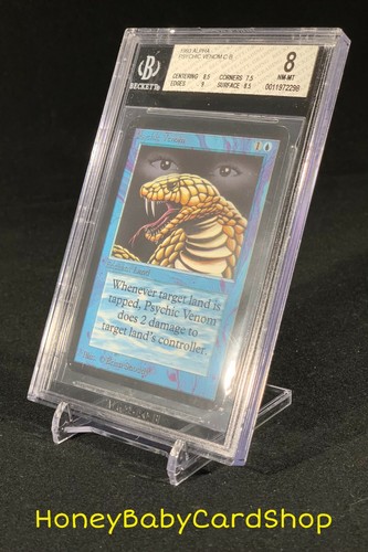 MTG Limited Edition Alpha 1993 Psychic Venom BGS 8.0 NM/MT Old School 93/94 - Picture 3 of 6