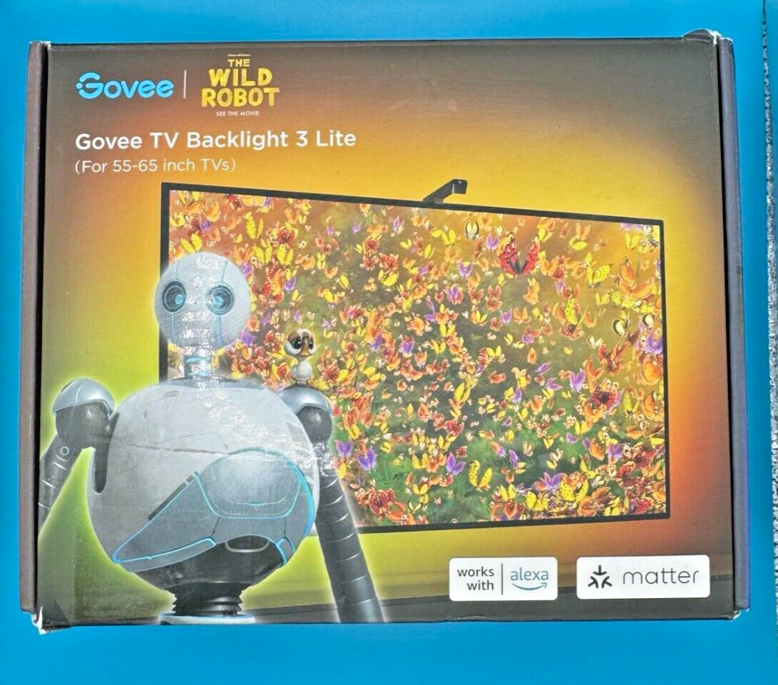Govee TV Backlight 3 Lite w/ Fish-Eye Correction Function Sync 55