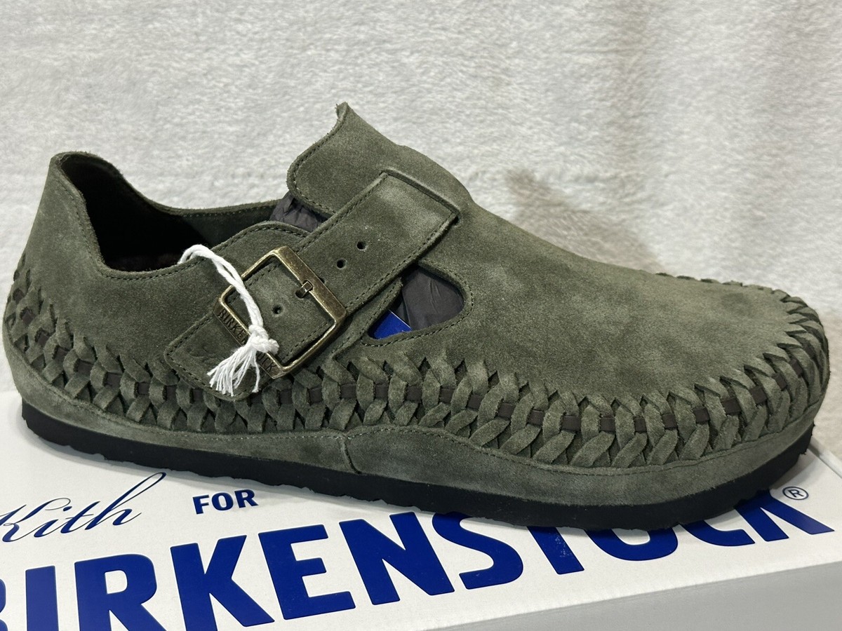 Birkenstock x Kith Birkenstock London Braided Olive Night EU Birkenstock x Kith Birkenstock London Braided Olive Night EU