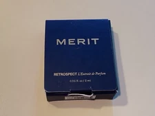 Merit Retrospect L'Extrait de Parfum MINI Sample Spray .06oz, 2ml New in Box