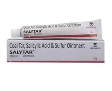 Ungüento de alquitrán de hulla y ácido salicílico (15 g) para el cuidado de la piel