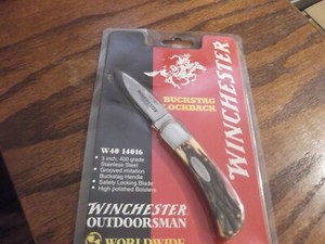 WINCHESTER BUCKSTAG  KNIFE *** NIP**** GREAT GIFT ** 14016***