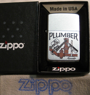 WORK  SERIES Z284 PLUMBER Torch PIPE WRENCH Shut Off PIPES Plunger ZIPPO Lighter