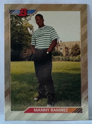 1992 Bowman Gold #676 Manny Ramirez   M10