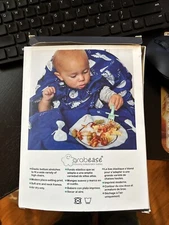 grabease Allover Waterproof Bib for Self-Feeding Infants and Toddlers, Machine W