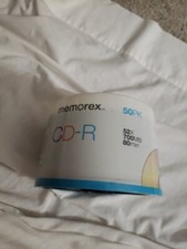 Memorex CD-R 52X 700MB 80 Min Blank Compact Discs Spindle Case 50 Pack New