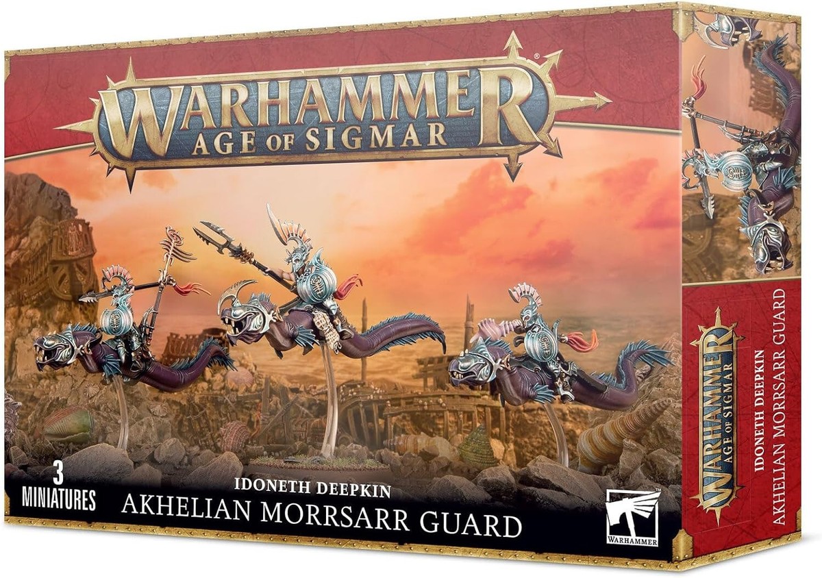 WARHAMMER AGE OF Sigmar Idoneth Deepkin Akhelian Morrsarr / Ishlaen Guard EUR 55,00 - IT - Foto 11