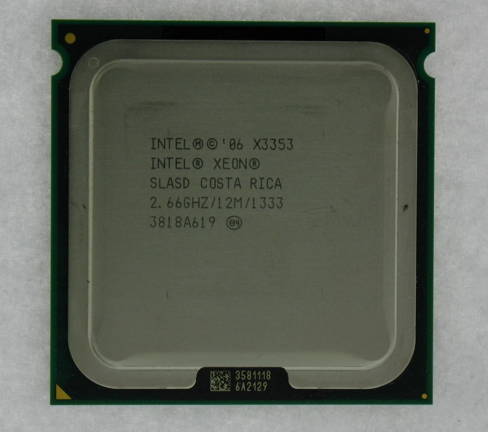 Procesador CPU Intel Xeon X3353 SLASD 2,66 GHZ 12 M Socket 771 cuatro núcleos - Imagen 1 de 1