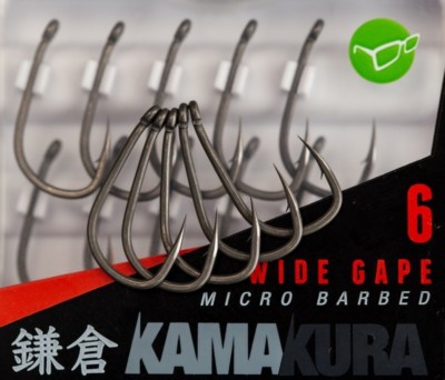Korda Neu Kamakura Wide Gape Angelhaken alle Größen Brandneuauflage!