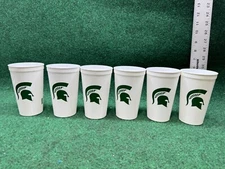 Boelter Brands 16 oz NCAA Michigan State Spartans Plastic Cup 6 Pack
