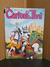 CARTONI IN TIVU' n 46 EDIZIONE TV 1981 CON POSTER COME NUOVO