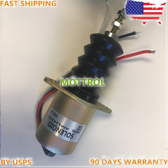 AM124379 Fuel Shut off solenoid FITS John Deere 415 425 455 F915 F925