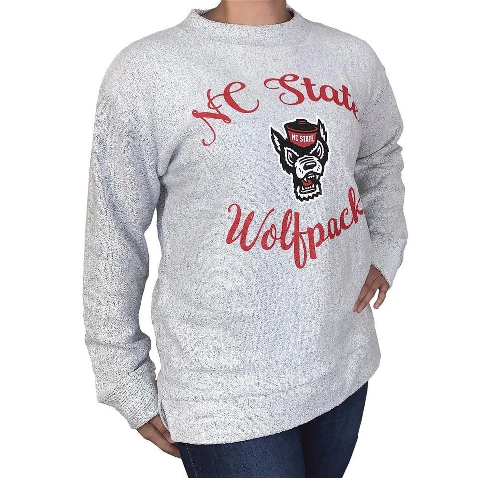 Womens University of Michigan Wolverines Sweatshirt Comfy Terry L/S Crew - Image 4 of 4