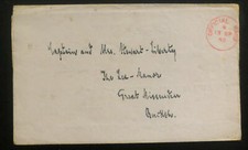 1943 York England Race Course Aliens Internment Camp Censored Letter Cover