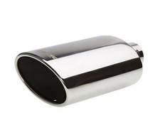 Embout de pot d’échappement universel inox ovale Simoni Racing TRX/33