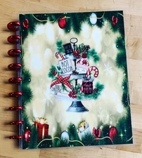 Farmhouse Plate Merry Christmas Holiday Cover Set 4 use with the Happy Planner