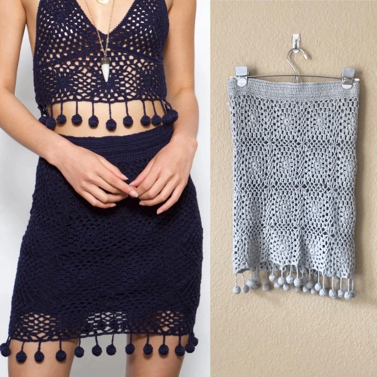 Crochet skirt clearance measurement
