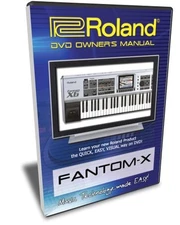 Roland Fantom-X DVD Video Training Tutorial X6 X7 X8