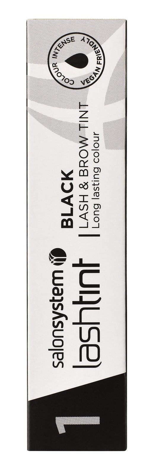 Salon System Lashtint Black Lash and Brow Tint, 15 ml 15 (Pack of 1),