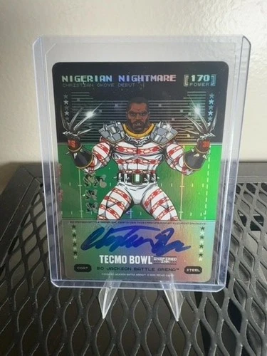 2026 Bo Jackson Battle Arena Nigerian Nightmare Steel Inspired Ink #COA7