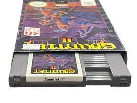 Gauntlet II NES Nintendo four player game with box