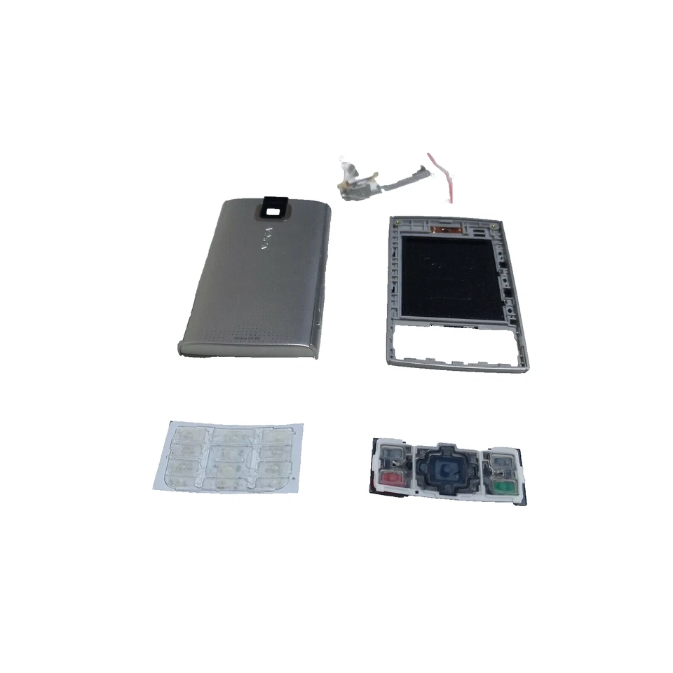 Nokia X3-00 Parti Corpo Tastiera Batteria Cover posteriore Argento Clr... - Immagine 3 di 4