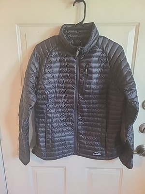 LL Bean Ultralight 850 Down Jacket Men's Medium Reg. Black Puffer