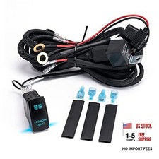Wiring Harness 2 Lead 12V 40A 5Pin Rocker Wiring Harness 2 Lead-rocker switch