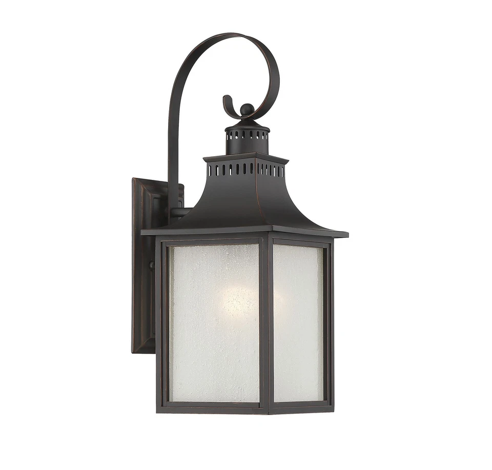 Monte Grande 1 Light Outdoor Wall Lantern in English Bronze by Savoy House - - Image 4 of 4