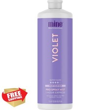 MineTan Dark Sunless Spray Tan Solution 33.8 Oz Coconut Scented