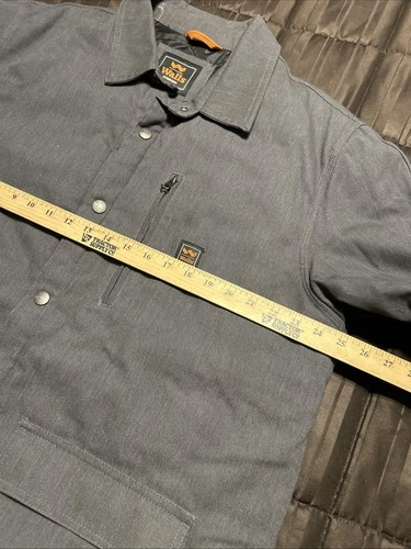 Walls Men's Lumberton Jack Shirt Jacket with Body Armor Fiber Lined Gray Size L image 11