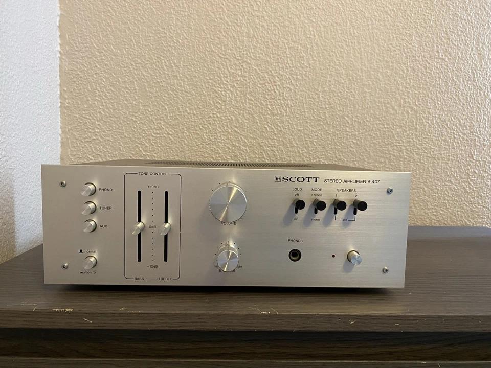 SCOTT A 407 Stereo Amplifier Tout Marche Bon État - Photo 4/4