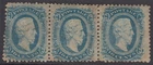 ~1863, Sc #11e - JEFFERSON DAVIS - MINT HINGED - Perf 12.5 - OG