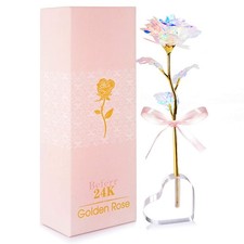 Mothers Day Mom Gifts for Women Grandma, Artificial Forever Birthday Flowers ...