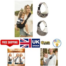 Sling Bag for Baby - Newborn Crossbody Carrier with Hip-Seat - Portable Wrap