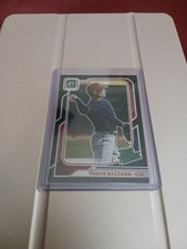 2026 Guardians Travis Bazzana Donruss Optic Black Velocity Prizm Card #21/39