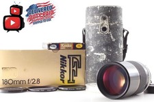 [N MINT in Box] Nikon Ai-s Ais Nikkor ED 180mm f2.8 Telephoto MF Lens From Japan