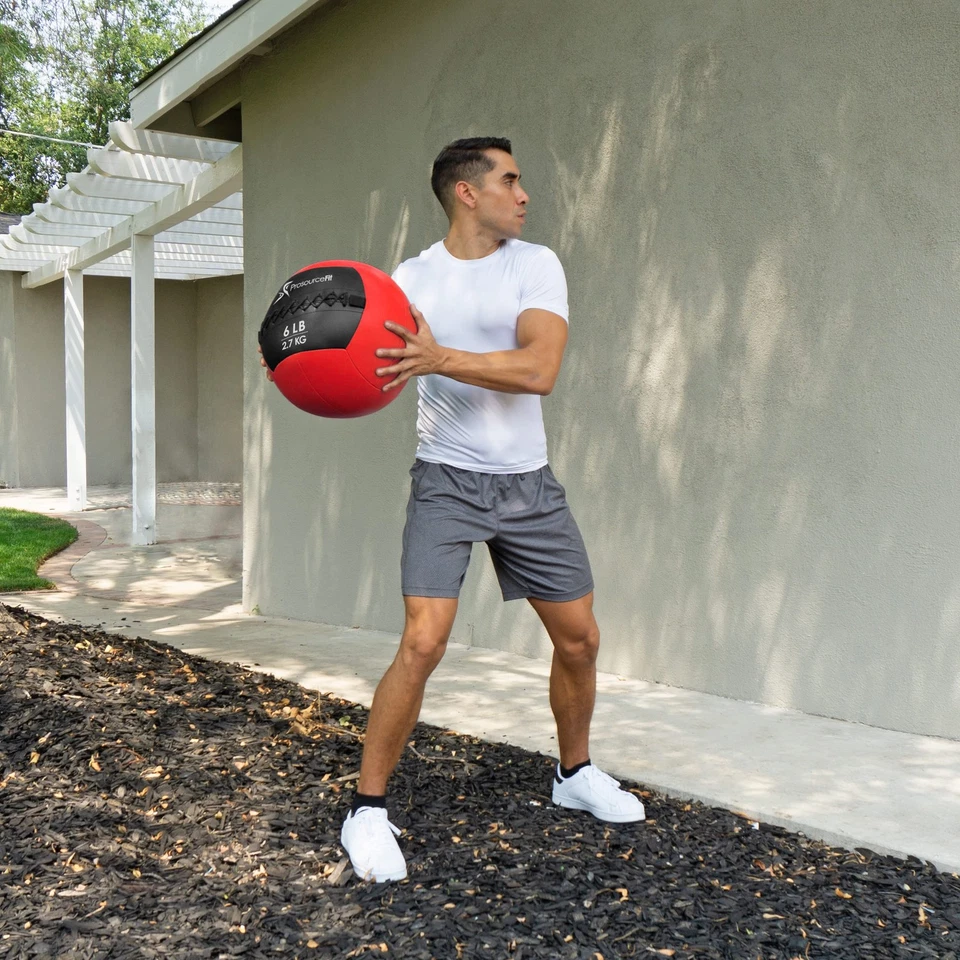 ProsourceFit Soft Medicine Balls for Wall Balls and Full Body Dynamic Exercises, - Image 2 of 4
