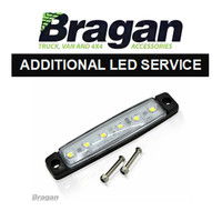 Bragan™ ZusäTzliches Led Service Slim Led Seitenmarkierungslicht 12V/24V Weiß