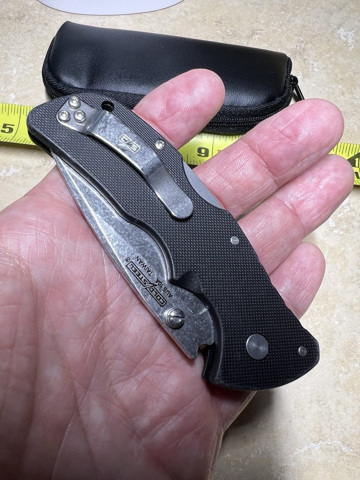 Cold Steel Recon 1 - 4” Blade, AUS 10A Taiwan Spear Point Pocket Knife ...