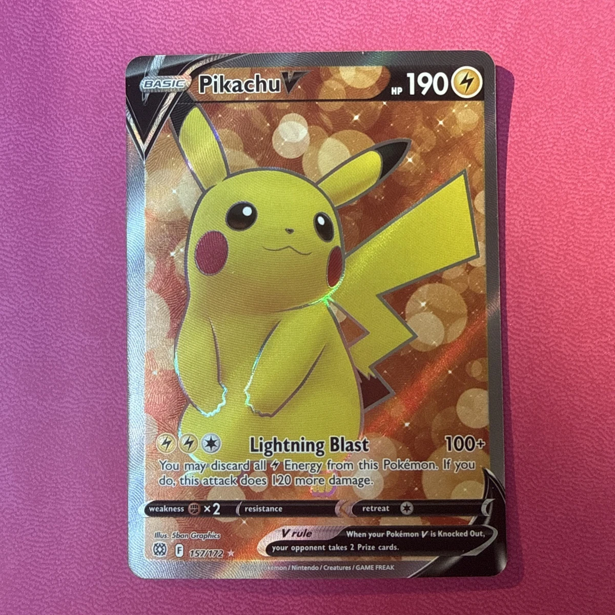 Pikachu V 157/172 Swsh09: Brilliant Stars for sale | eBay